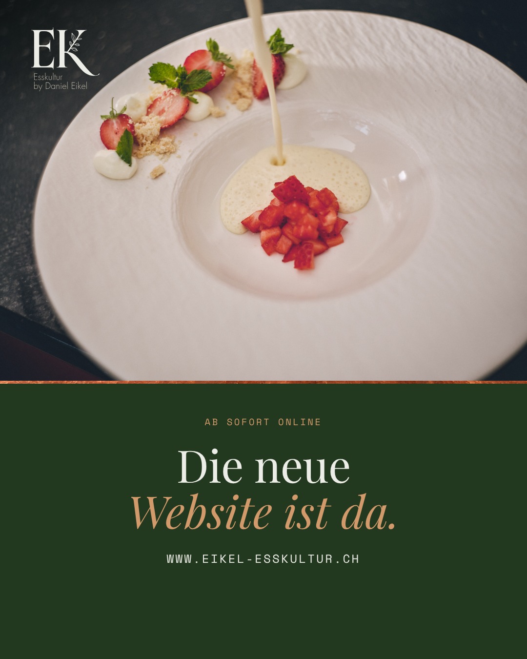 Instagram-Beitrag mit Dessert