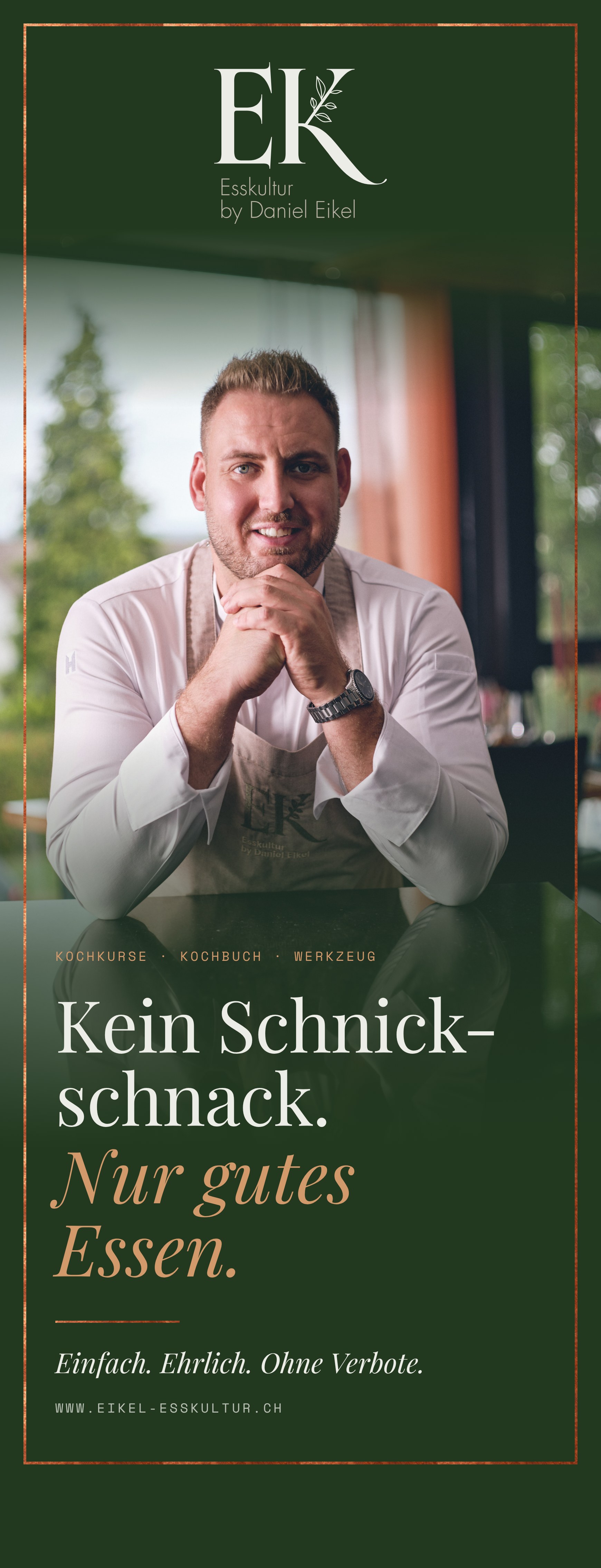Rollbanner mit Daniel Eikel